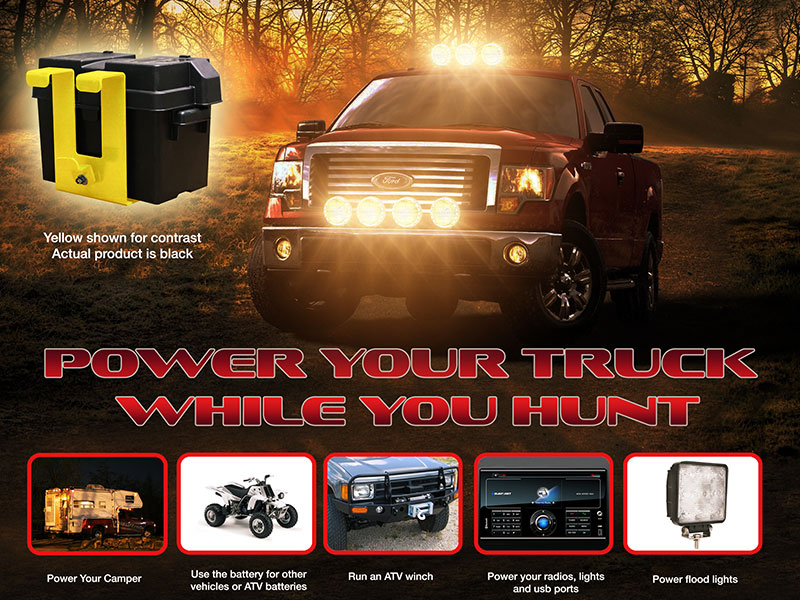  POWER YOUR TRUCK WHILE YOU HUNT